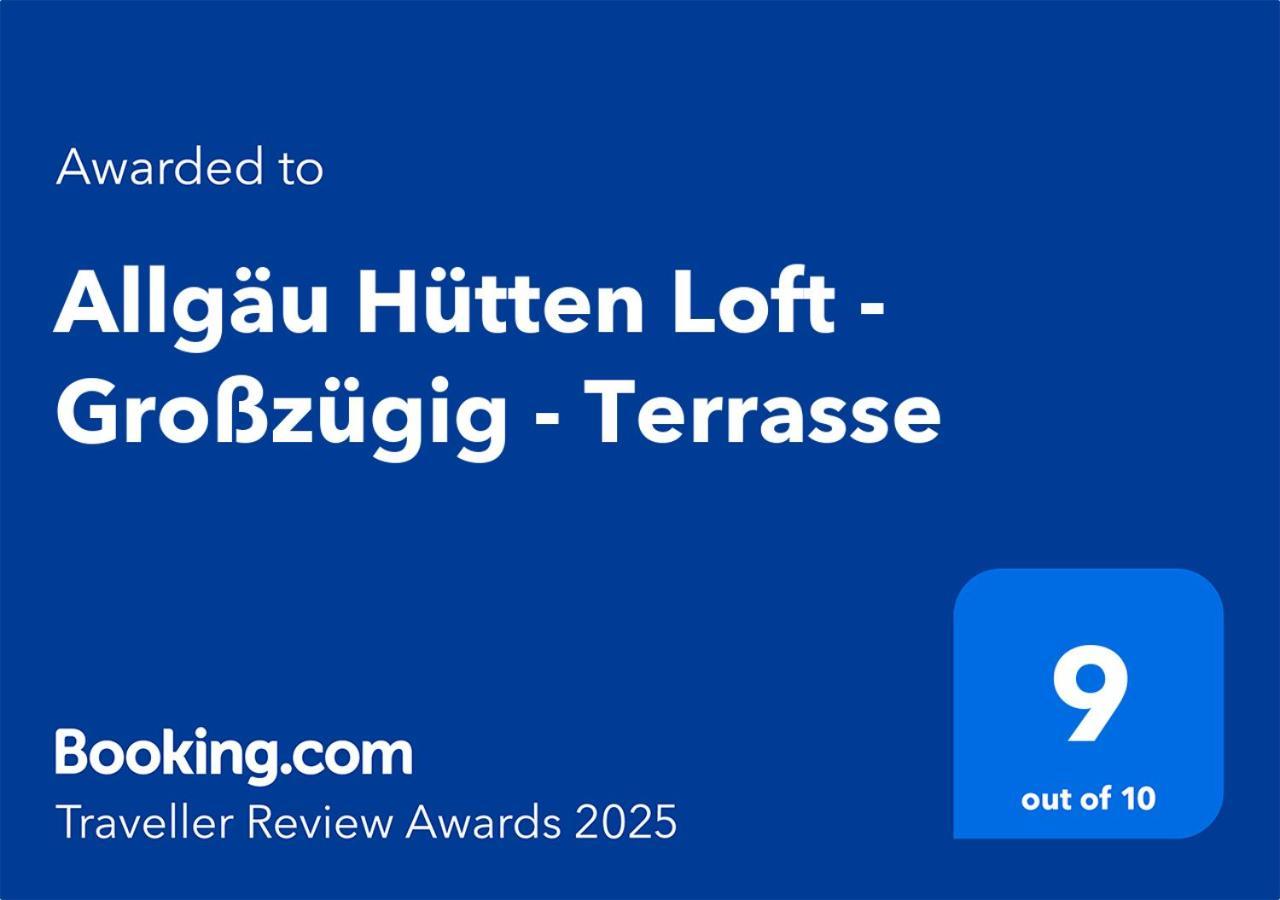 Allgaeu Huetten Loft - Grosszuegig - Terrasse Buchenberg  Экстерьер фото